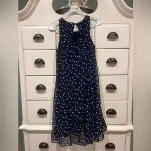 A Pea in the Pod | Dresses | Navy Polka Dot Maternity Dress | Poshmark